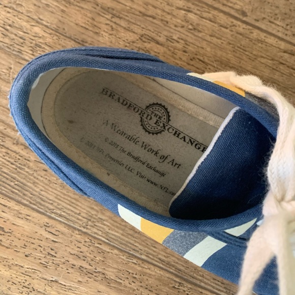 Chargers Women's Canvas Shoes by Bradford Exchange - Picture 4 of 8